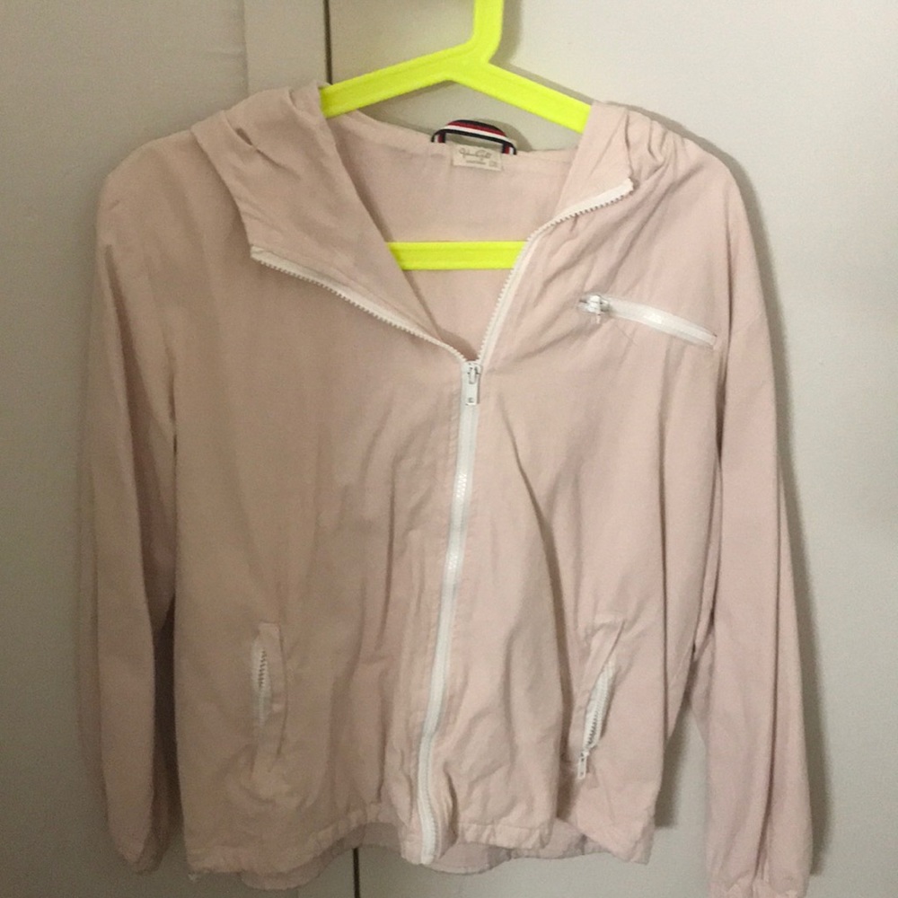 John galt pink zip up